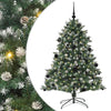 Albero di Natale artificiale VidaXL con 150 LED verdi, 150 cm in PVC e plastica e acciaio