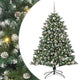 Albero di Natale artificiale VidaXL con 150 LED verdi, 150 cm in PVC e plastica e acciaio