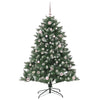 Albero di Natale artificiale VidaXL con 150 LED verdi, 150 cm in PVC e plastica e acciaio