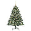 Vidaxl kunstkerstboom met 150 led groen 150 cm pvc en plastic en staal