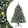 Árbol de Navidad artificial VidaXL con 150 LED verde, 150 cm PVC y plástico y acero