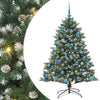 Albero di Natale artificiale VidaXL con 150 LED verdi, 150 cm in PVC e plastica e acciaio