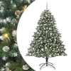 Albero di Natale artificiale Vidaxx con 300 LED verdi 180 cm in PVC e plastica e acciaio