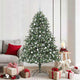 Albero di Natale artificiale Vidaxx con 300 LED verdi 180 cm in PVC e plastica e acciaio