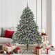 Albero di Natale artificiale Vidaxx con 300 LED verdi 180 cm in PVC e plastica e acciaio