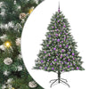 Vidaxl kunstkerstboom met 300 led groen 180 cm pvc en plastic en staal