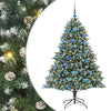 Albero di Natale artificiale Vidaxx con 300 LED verdi 180 cm in PVC e plastica e acciaio