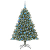 Albero di Natale artificiale Vidaxx con 300 LED verdi 180 cm in PVC e plastica e acciaio