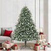 Albero di Natale artificiale VidaXL con 300 LED verdi, 210 cm in PVC e plastica e acciaio