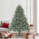 Albero di Natale artificiale VidaXL con 300 LED verdi, 210 cm in PVC e plastica e acciaio