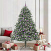 Vidaxl kunstkerstboom met 300 led groen 210 cm pvc en plastic en staal
