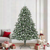 Albero di Natale artificiale Vidaxx con 300 LED verdi, 240 cm in PVC e plastica e acciaio