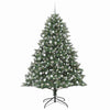 Albero di Natale artificiale Vidaxx con 300 LED verdi, 240 cm in PVC e plastica e acciaio