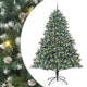 Albero di Natale artificiale Vidaxx con 300 LED verdi, 240 cm in PVC e plastica e acciaio