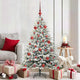 VidaXL árbol de Navidad artificial preiluminado con juego de bolas verde 150 cm