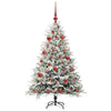 Vidaxl artificial pre-lit kerstboom met ballenset groen 150 cm