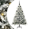 Vidaxl artificial pre-lit kerstboom met ballenset groen 150 cm