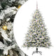 VidaXL árbol de Navidad artificial preiluminado con juego de bolas verde 150 cm