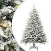 Vidaxl artificial pre-lit kerstboom met ballenset groen 150 cm