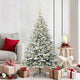 VidaXL árbol de Navidad artificial preiluminado con juego de bolas verde 150 cm