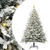 Vidaxl artificial pre-lit kerstboom met ballenset groen 150 cm