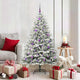 VidaXL árbol de Navidad artificial preiluminado con juego de bolas verde 150 cm