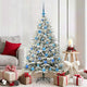 VidaXL árbol de Navidad artificial preiluminado con juego de bolas verde 150 cm