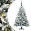 Vidaxl artificial pre-lit kerstboom met ballenset groen 150 cm