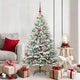 Vidaxl artificial pre-lit kerstboom met ballenset groen 150 cm