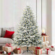Vidaxx árbol de Navidad artificial con iluminación verde 180 cm PVC y PE
