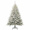 Vidaxl artificial pre-lit kerstboom met ballenset groen 180 cm