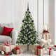Vidaxl árbol de Navidad artificial abatible con nieve cubierto 150 cm