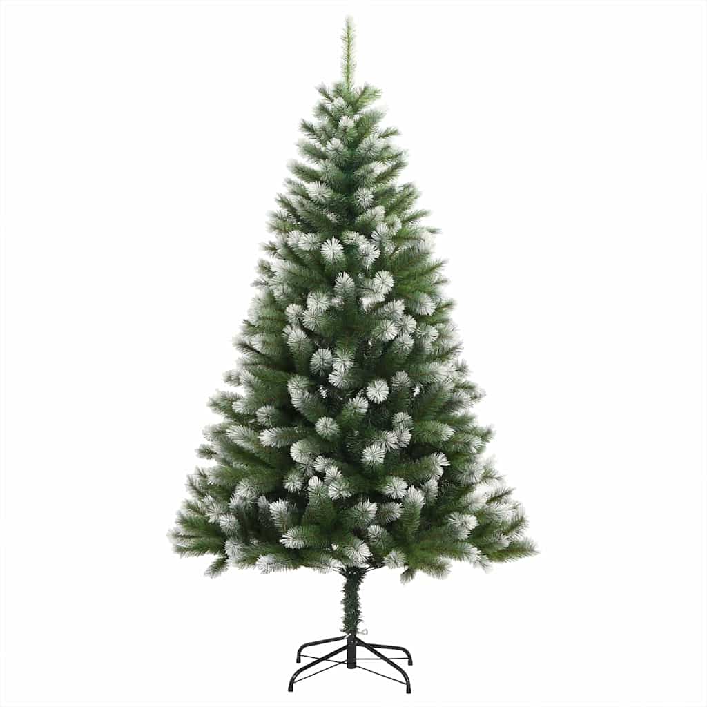 Vidaxl albero di Natale artificiale a cerniera con neve coperta 150 cm