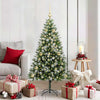 Vidaxl albero di Natale artificiale a cerniera con neve coperta 150 cm