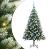 Vidaxl albero di Natale artificiale a cerniera con neve coperta 150 cm