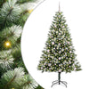 Vidaxl albero di Natale artificiale a cerniera con neve coperta 180 cm