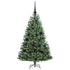 Vidaxl kunstmatige inklapbare kerstboom groen 120 cm pvc en metaal