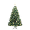 Vidaxl kunstmatige inklapbare kerstboom groen 120 cm pvc en metaal