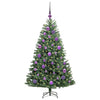 Vidaxl kunstmatige inklapbare kerstboom groen 120 cm pvc en metaal
