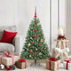 Vidaxl kunstmatige inklapbare kerstboom groen 120 cm pvc en metaal