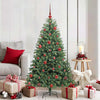 Vidaxl kunstmatige inklapbare kerstboom groen 150 cm pvc en metaal