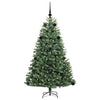 Vidaxl kunstmatige inklapbare kerstboom groen 150 cm pvc en metaal