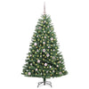 Vidaxx árbol de Navidad artificial plegable verde 150 cm PVC y metal