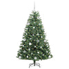 Vidaxl kunstmatige inklapbare kerstboom groen 150 cm pvc en metaal