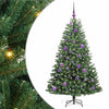 Vidaxx albero di Natale artificiale pieghevole verde 150 cm in PVC e metallo