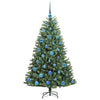 Vidaxl kunstmatige inklapbare kerstboom groen 150 cm pvc en metaal