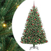 Vidaxx albero di Natale artificiale pieghevole verde 180 cm in PVC e metallo