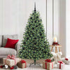 Vidaxx albero di Natale artificiale pieghevole verde 180 cm in PVC e metallo