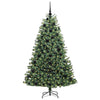 Vidaxx albero di Natale artificiale pieghevole verde 180 cm in PVC e metallo