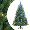 Vidaxx albero di Natale artificiale pieghevole verde 180 cm in PVC e metallo